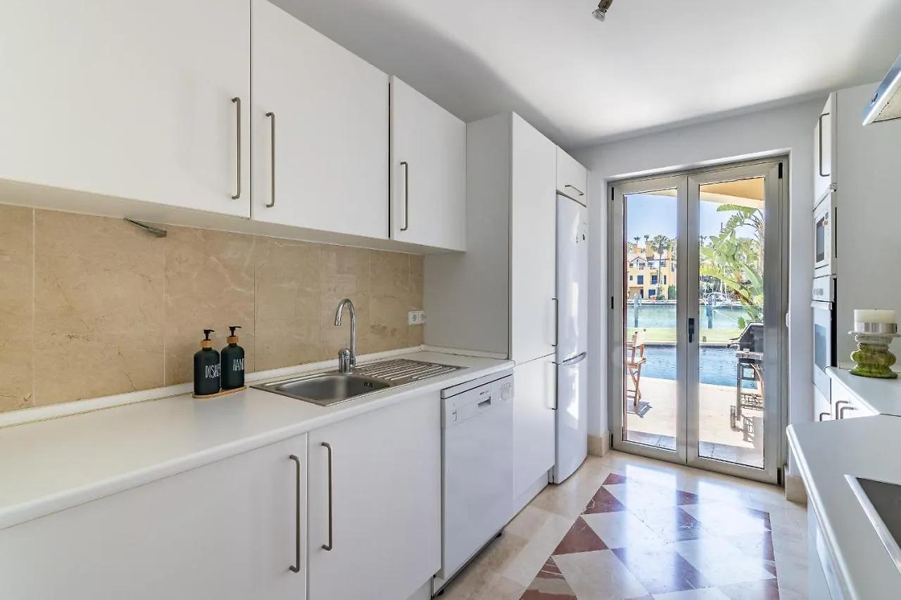 Waterside Apartment In Sotogrande Marina With Private Pool San Roque