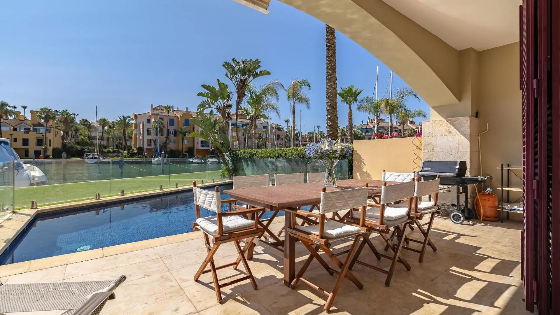Waterside Apartment In Sotogrande Marina With Private Pool San Roque  Spain